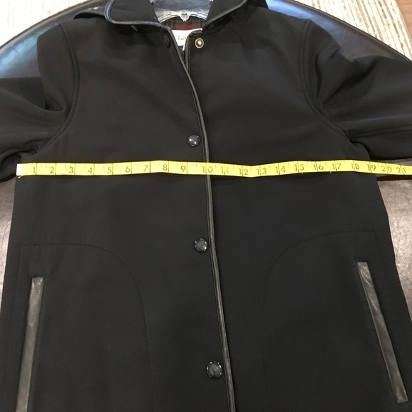 Talbots Petites Black Polyester Winter Jacket With Removeable Hood Size P - Picture 13 of 13